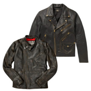 Mix 10kg Veste Biker en cuir Authentique