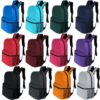 16" Kids Basic Wholesale Backpack in 12 Colors With Side Pocket - Bulk Case of 24 Backpacks